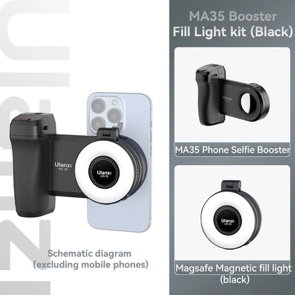 MA35 Bluetooth Selfie Stabilizer Handle with MagSafe Shutter for iPhone - Ultimate Mobile Photo Stand