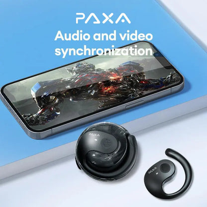 PAXA T26 Pro Wireless Earbuds,Ows Wireless Bluetooth Earbuds Luxurious Sound for Music & Phone Calls, Sport Headsets with Call Noise Canceling Mic