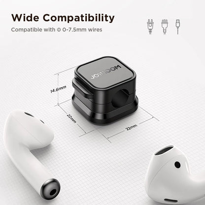 Magnetic Cable Clips - Adjustable Wire Organizer for Neat Under-Desk Management