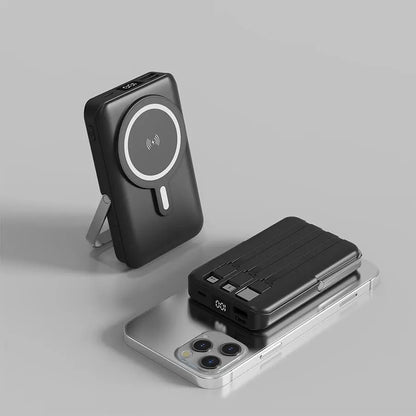 2026 New Flagship Launch Portable Charger. 22.5W Ultra-Fast Charging Power Bank. Sleek, Mini & Ultra-Portable Wireless Charger. Ideal Gift for Halloween, Christmas & Back to School Season – Perfect I Phone Charger Choice.