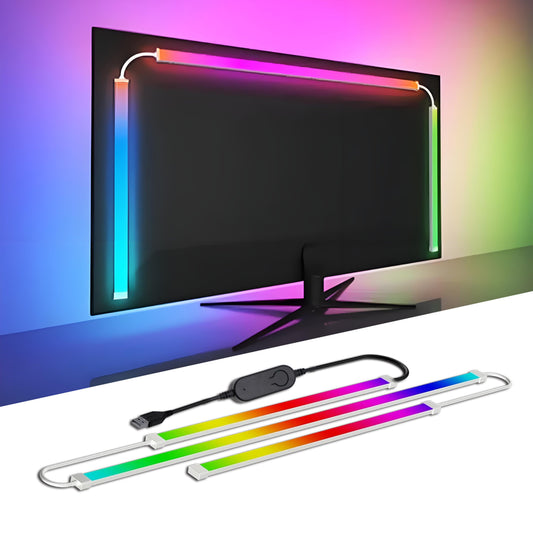 RGBIC LED PC-Monitor Hintergrundbeleuchtung – App-Steuerung & Musik-Sync