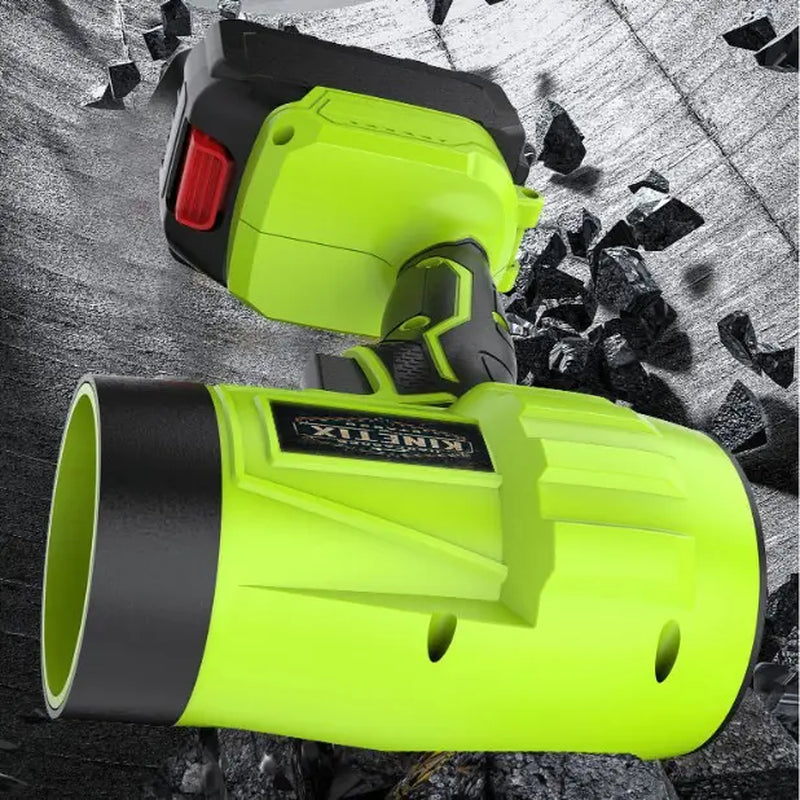 KINETIX Cordless Leaf Blower Violent Turbofan Brushless Pure Copper Motor with Battery Cordless Air Duster Handheld Powerful Dryer for Car Car Drying after Wash Snow Removal Glass Blower Electric Handheld Leaf Blower Turbo Jet Blower Snow Blower