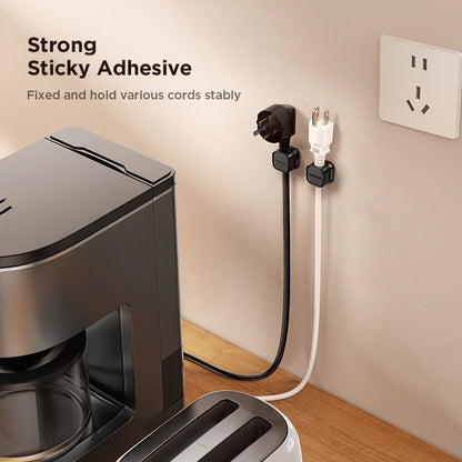 Magnetic Cable Clips - Adjustable Wire Organizer for Neat Under-Desk Management