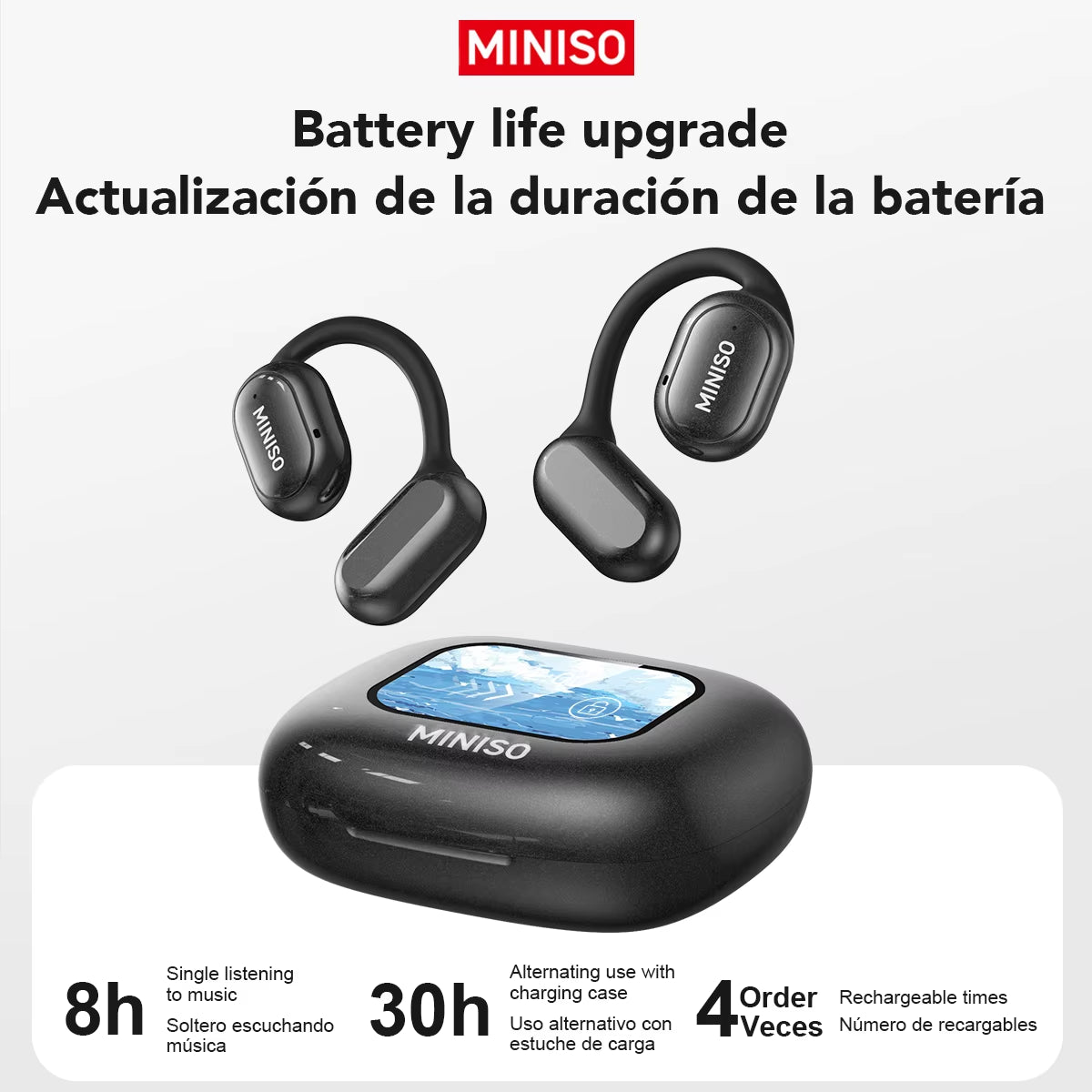 X30 Bluetooth Wireless Headphones with Real-Time Translation and Equalizer App for Office and Travel Use