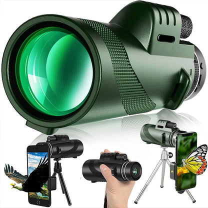 Telescópio Portátil Zoom HD (Dobrável e Compacto)