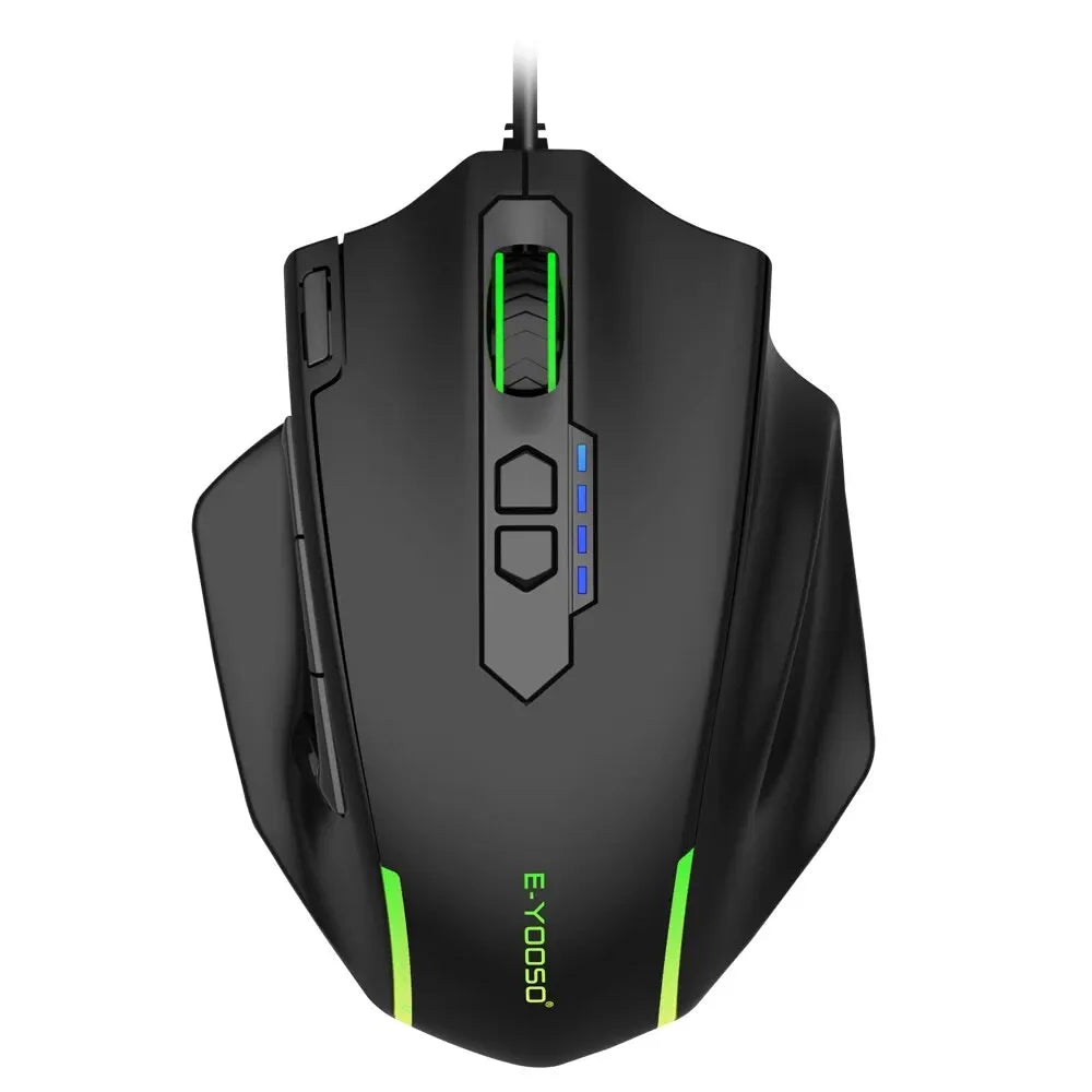 X-41 RGB Gaming Mouse - 24000 DPI, 10 Programmable Buttons, USB Wired Optical Mouse for PC & Laptop