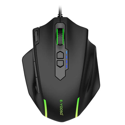 X-41 RGB Gaming Mouse - 24000 DPI, 10 Programmable Buttons, USB Wired Optical Mouse for PC & Laptop