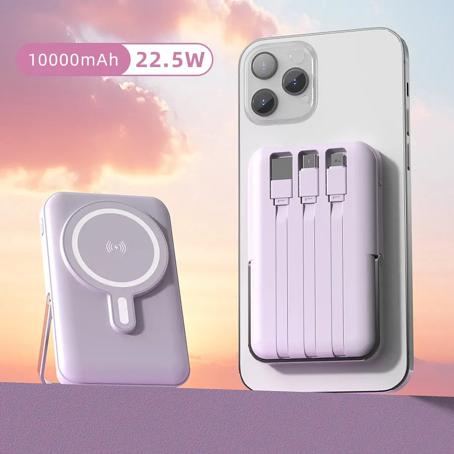 2026 New Flagship Launch Portable Charger. 22.5W Ultra-Fast Charging Power Bank. Sleek, Mini & Ultra-Portable Wireless Charger. Ideal Gift for Halloween, Christmas & Back to School Season – Perfect I Phone Charger Choice.