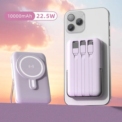 2026 New Flagship Launch Portable Charger. 22.5W Ultra-Fast Charging Power Bank. Sleek, Mini & Ultra-Portable Wireless Charger. Ideal Gift for Halloween, Christmas & Back to School Season – Perfect I Phone Charger Choice.