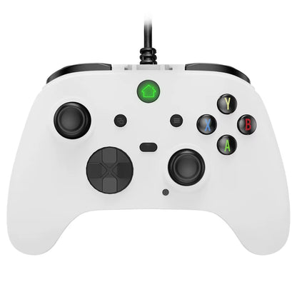 Wired Game Controller for PC, PS3, and Android TV Box - Gamepad with Hall Trigger, Dual Vibration, Programmable Keys, and Turbo Function