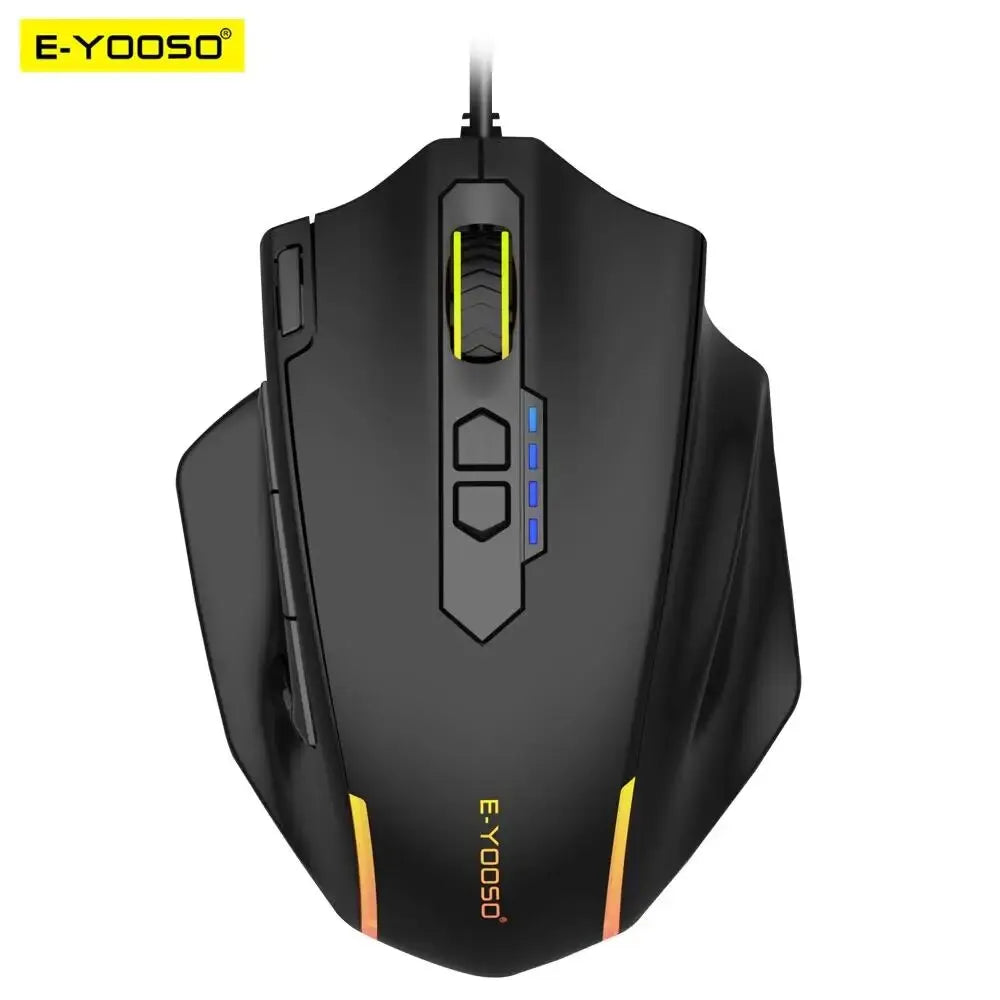 X-41 RGB Gaming Mouse - 24000 DPI, 10 Programmable Buttons, USB Wired Optical Mouse for PC & Laptop