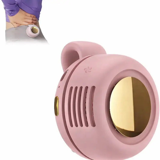 Westdeer Portable Silent Mini Bladeless Electric Fan,Adjustable 3-Speed Suspended Waist Fans,Phone Cooling Fan,Personal Fan,Rotating Bodyfan Suitable for Outdoor Travel,Fathersdaygift,Rechargeable Personal Fan,Handheld Turbo Fan,Perfect Gift