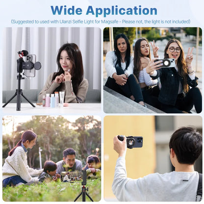 MA35 Bluetooth Selfie Stabilizer Handle with MagSafe Shutter for iPhone - Ultimate Mobile Photo Stand