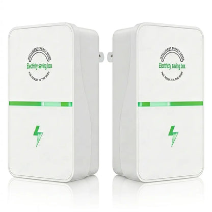Smart Energy Saving Device, Plug-In Power Factor Saver and Voltage Stabilizer, Household Surge Protector Box for Refrigerator, AC, Office Appliances, Flame-Retardant (8-Pack)