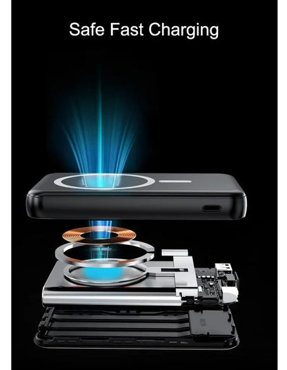 2026 New Flagship Launch Portable Charger. 22.5W Ultra-Fast Charging Power Bank. Sleek, Mini & Ultra-Portable Wireless Charger. Ideal Gift for Halloween, Christmas & Back to School Season – Perfect I Phone Charger Choice.