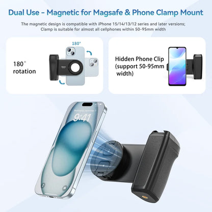 MA35 Bluetooth Selfie Stabilizer Handle with MagSafe Shutter for iPhone - Ultimate Mobile Photo Stand