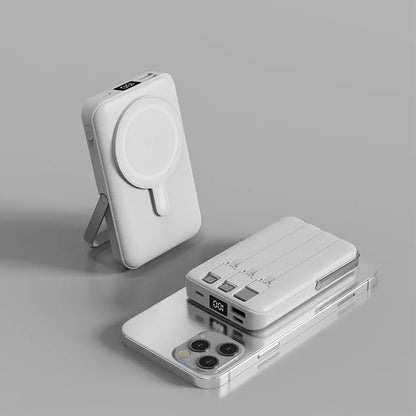 2026 New Flagship Launch Portable Charger. 22.5W Ultra-Fast Charging Power Bank. Sleek, Mini & Ultra-Portable Wireless Charger. Ideal Gift for Halloween, Christmas & Back to School Season – Perfect I Phone Charger Choice.
