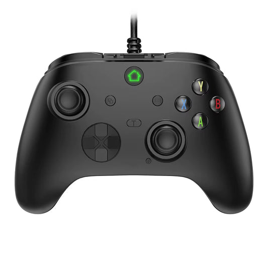 Wired Game Controller for PC, PS3, and Android TV Box - Gamepad with Hall Trigger, Dual Vibration, Programmable Keys, and Turbo Function