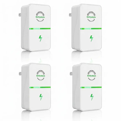 Smart Energy Saving Device, Plug-In Power Factor Saver and Voltage Stabilizer, Household Surge Protector Box for Refrigerator, AC, Office Appliances, Flame-Retardant (8-Pack)