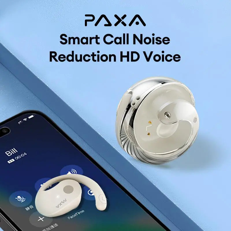 PAXA T26 Pro Wireless Earbuds,Ows Wireless Bluetooth Earbuds Luxurious Sound for Music & Phone Calls, Sport Headsets with Call Noise Canceling Mic