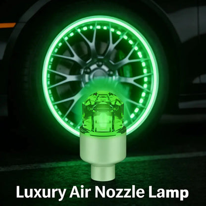 LED Wheel Light Waterproof Luminous Car Tire Valve Caps Vibration-Sensitive LED Tire Valve Cap-Bicycle Car Motorcycle Tire Led,Summervibes