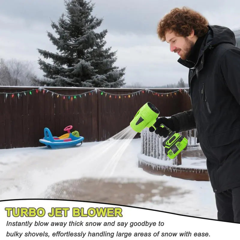 KINETIX Cordless Leaf Blower Violent Turbofan Brushless Pure Copper Motor with Battery Cordless Air Duster Handheld Powerful Dryer for Car Car Drying after Wash Snow Removal Glass Blower Electric Handheld Leaf Blower Turbo Jet Blower Snow Blower